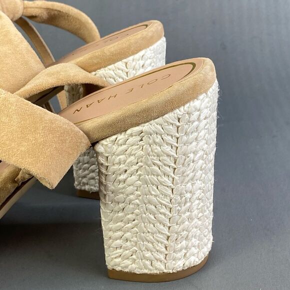 Cole Haan Women's Kaycee Knotted Ankle Strap High Heel Sandals  ew size  10 - Picture 4 of 10